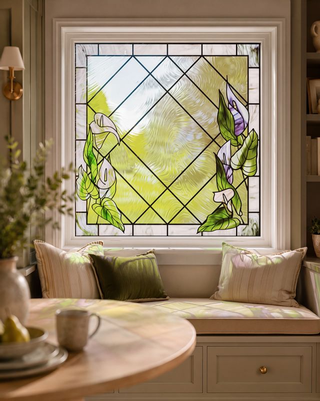 SXEG-3452-UG Calla Lily Stained Glass